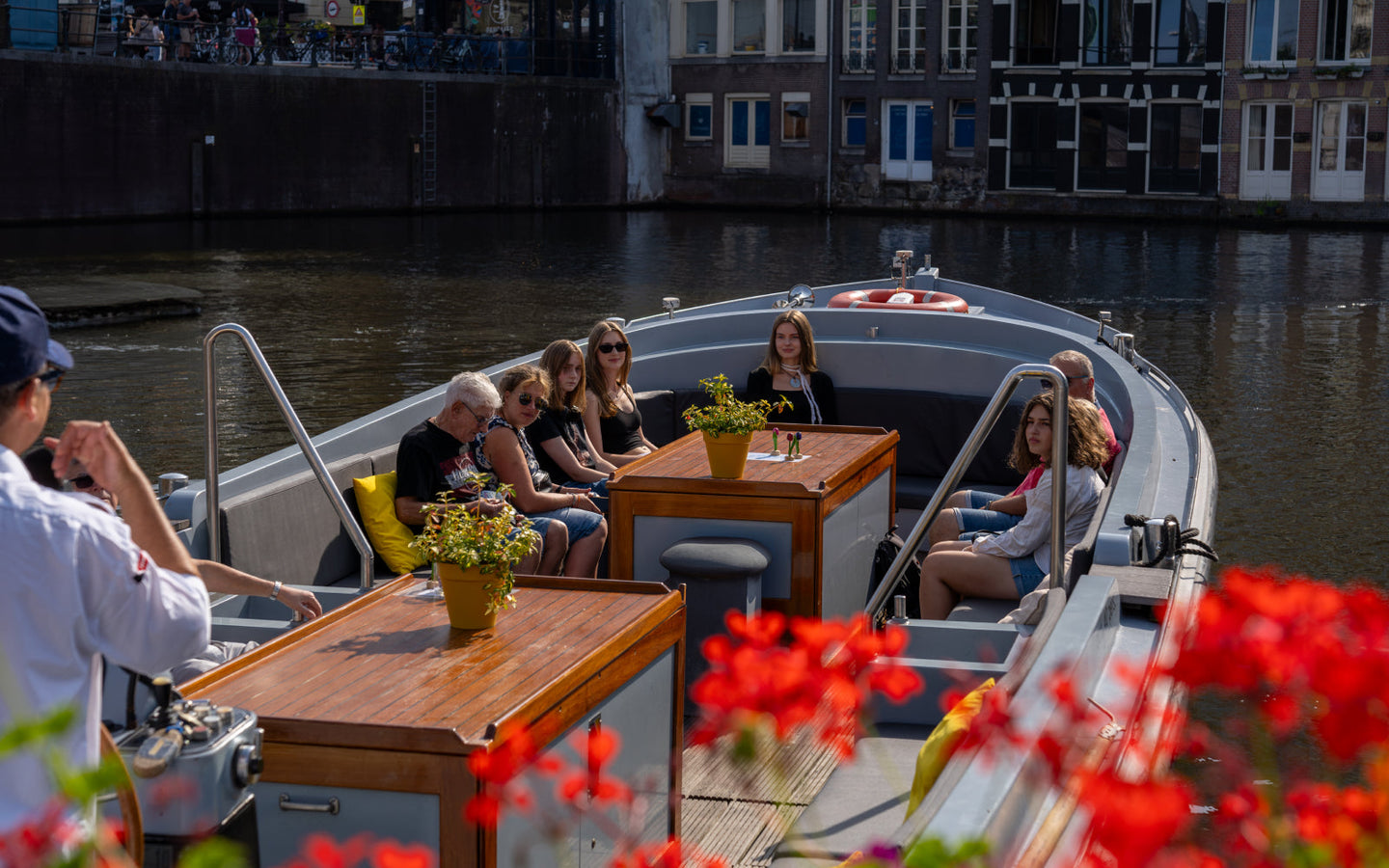 Open Boat Tour Amsterdam - afbeelding 1