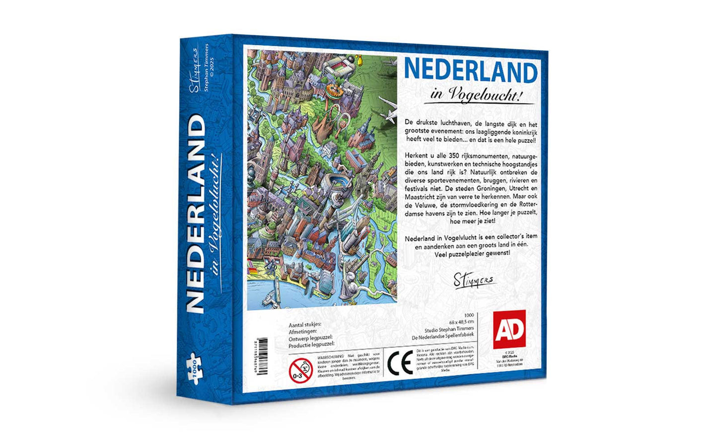 Puzzel Nederland in Vogelvlucht - afbeelding 2
