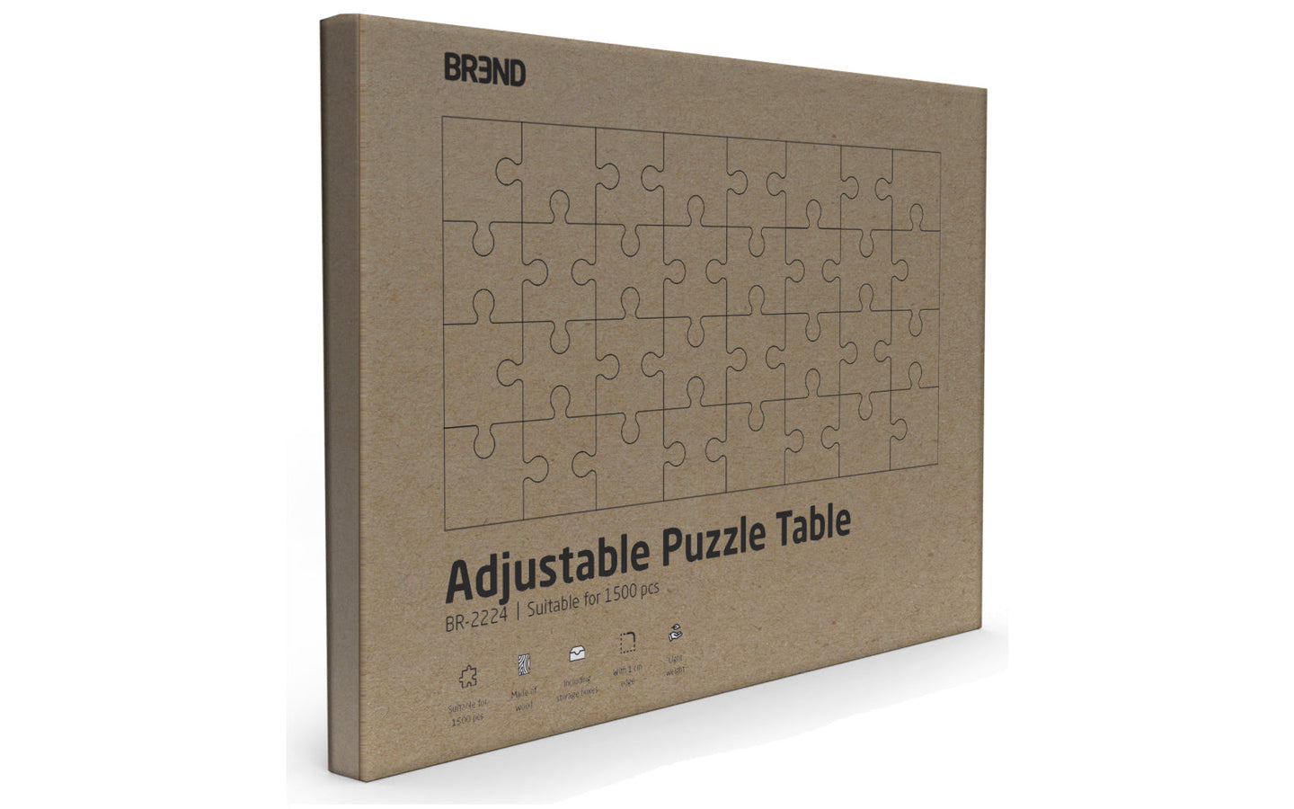 Ergonomische Puzzelplaat - 1500 Stukjes – 4 Lades - BREND - afbeelding 11