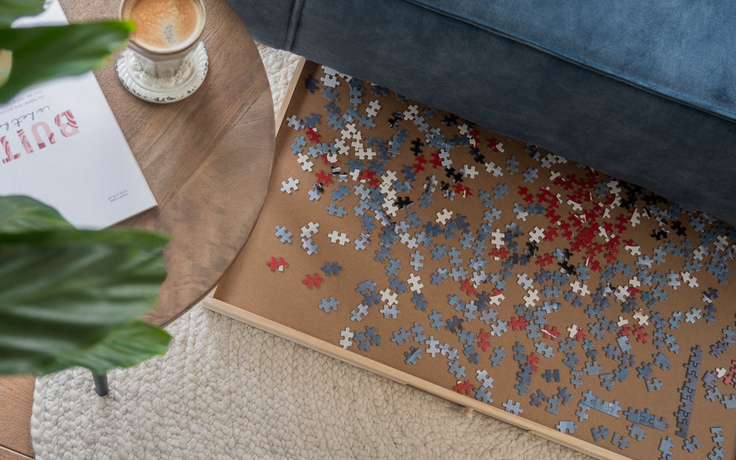 Puzzelplaat - 1000 Stukjes – Puzzelbord met 6 Lades – BREND - afbeelding 4