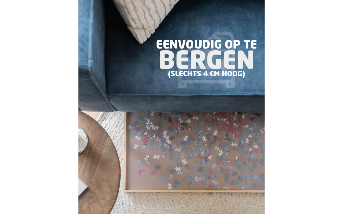 Puzzelplaat - 1500 Stukjes – Puzzelbord met 6 Lades – BREND - afbeelding 6