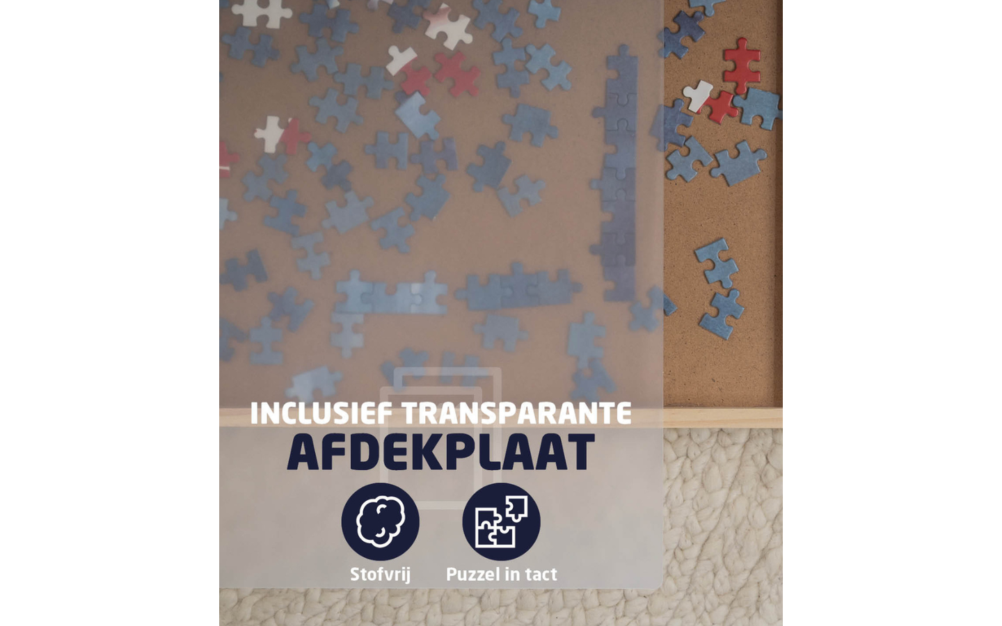 Puzzelplaat - 1500 Stukjes – Puzzelbord met 6 Lades – BREND - afbeelding 7