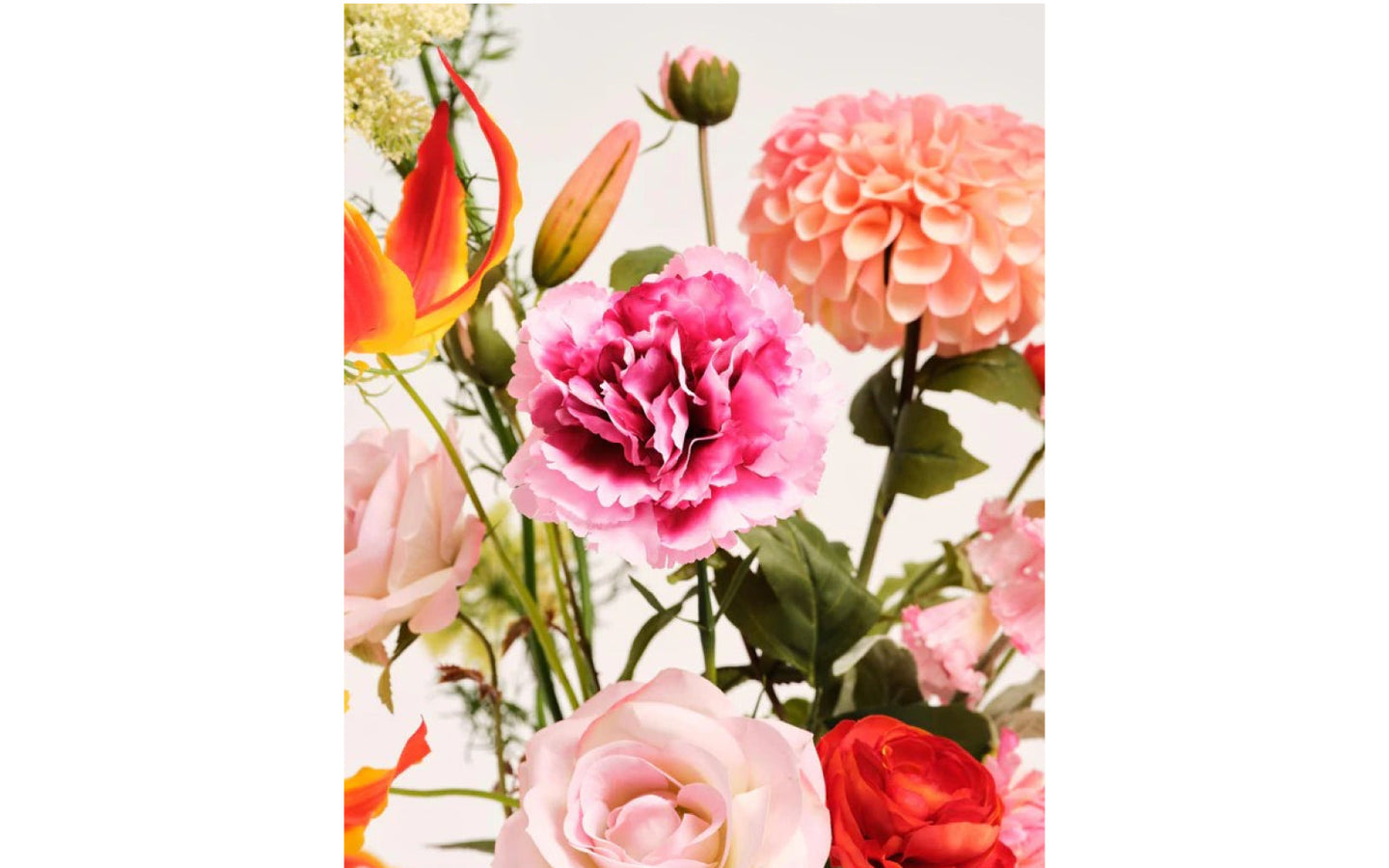 Zijden kunstboeket - Blooming Good SS.12 (evt. met vaas) - afbeelding 3