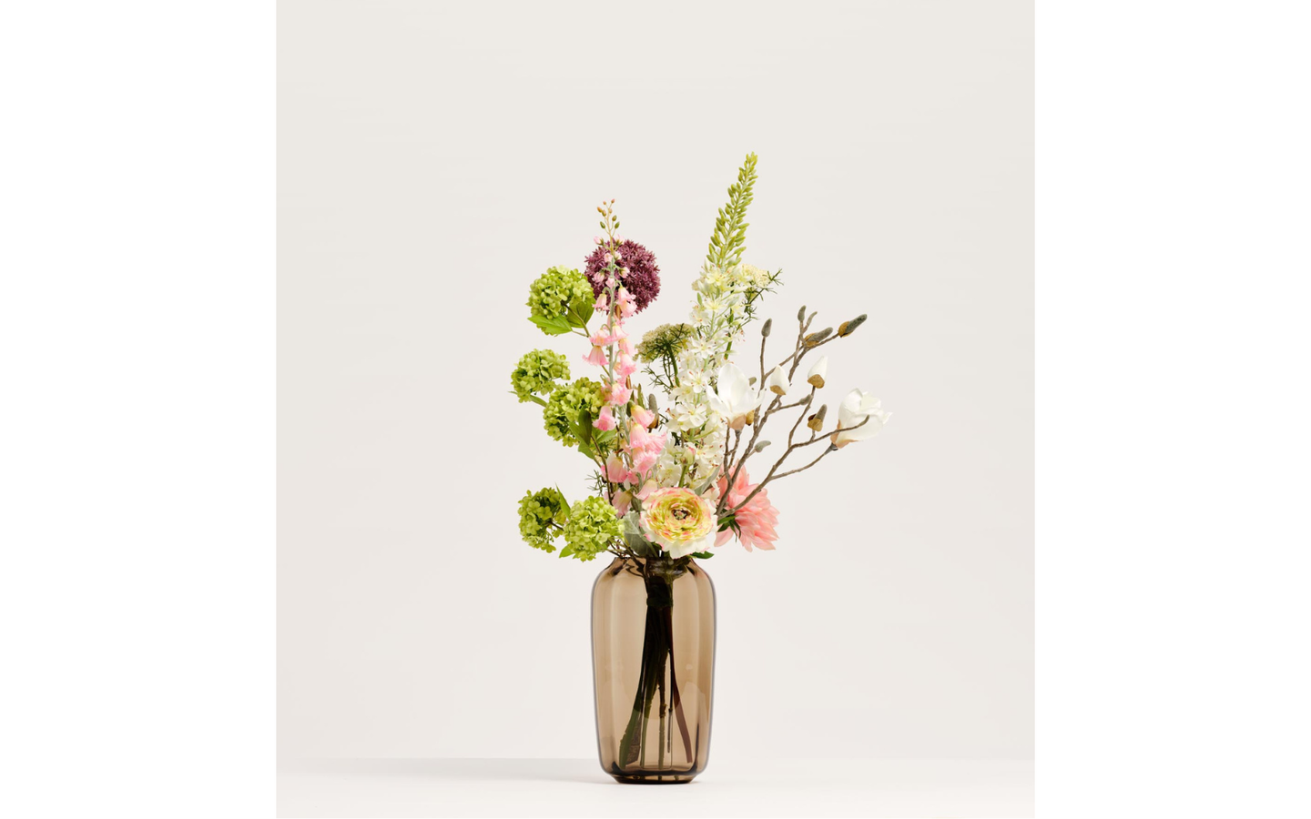 Zijden kunstboeket - Blooming Good SS.19 (evt. met vaas) - afbeelding 2