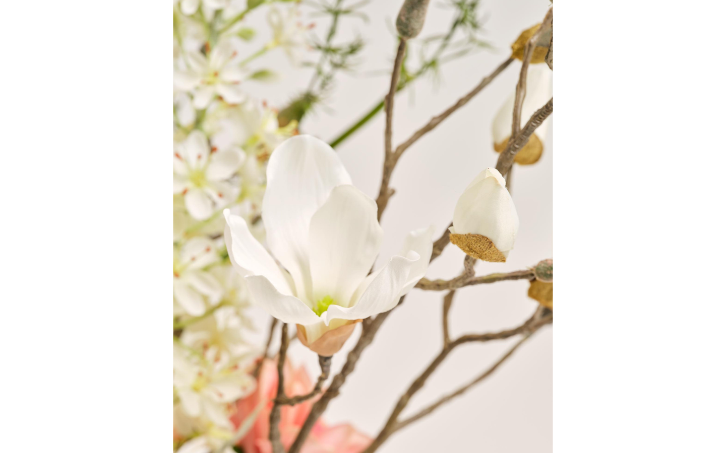 Zijden kunstboeket - Blooming Good SS.19 (evt. met vaas) - afbeelding 4