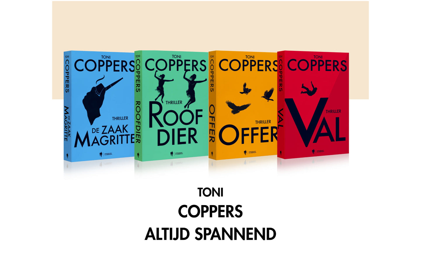 Thrillerpakket Alex Berger - Toni Coppers - 4 boeken + Incl. bladwijzers - afbeelding 3