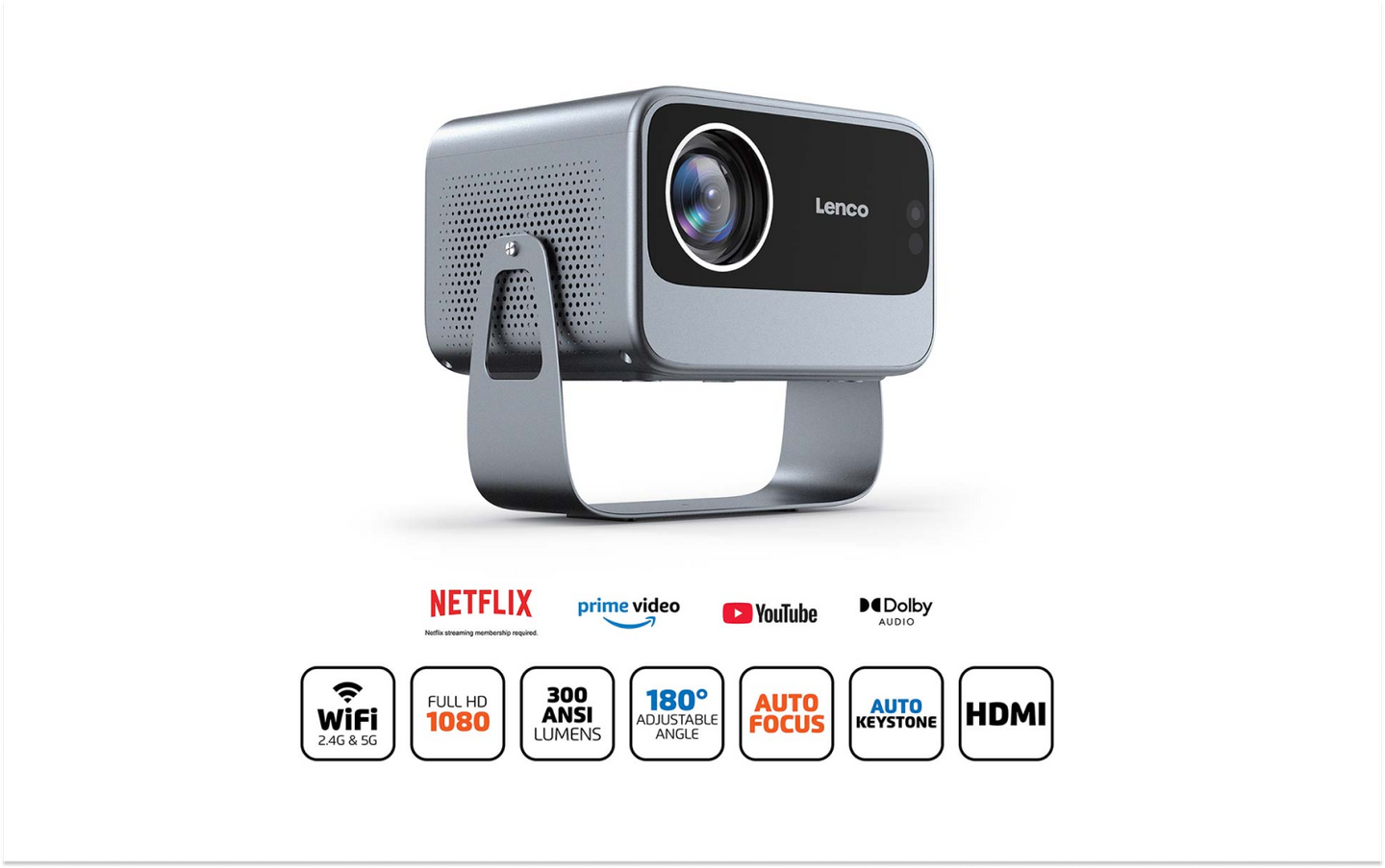 LCD-projector – Full HD 1080P - Lenco - afbeelding 5