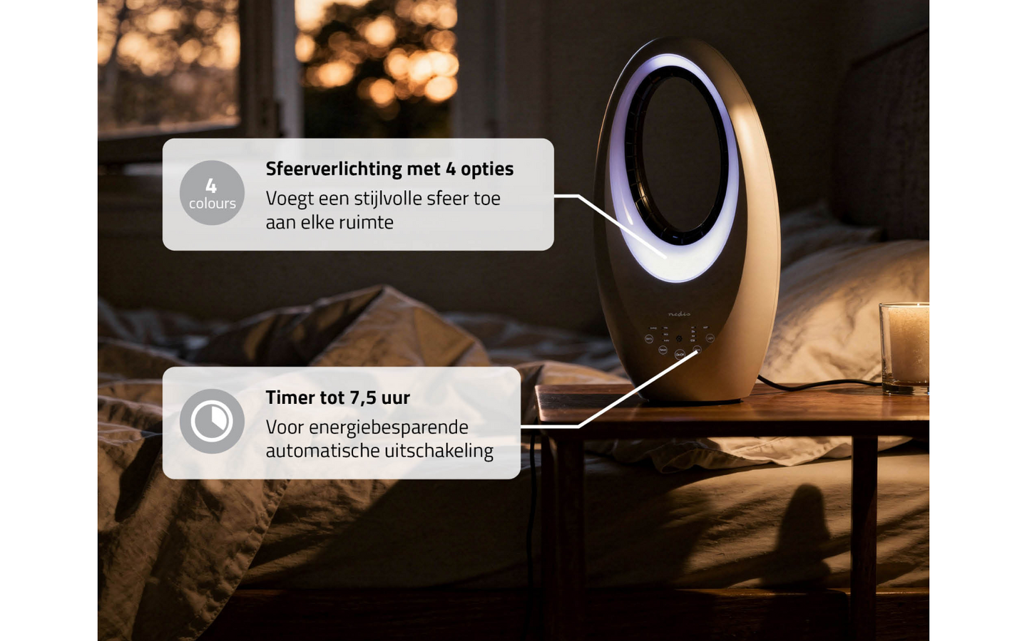 Bladloze ventilator - Nedis - afbeelding 4