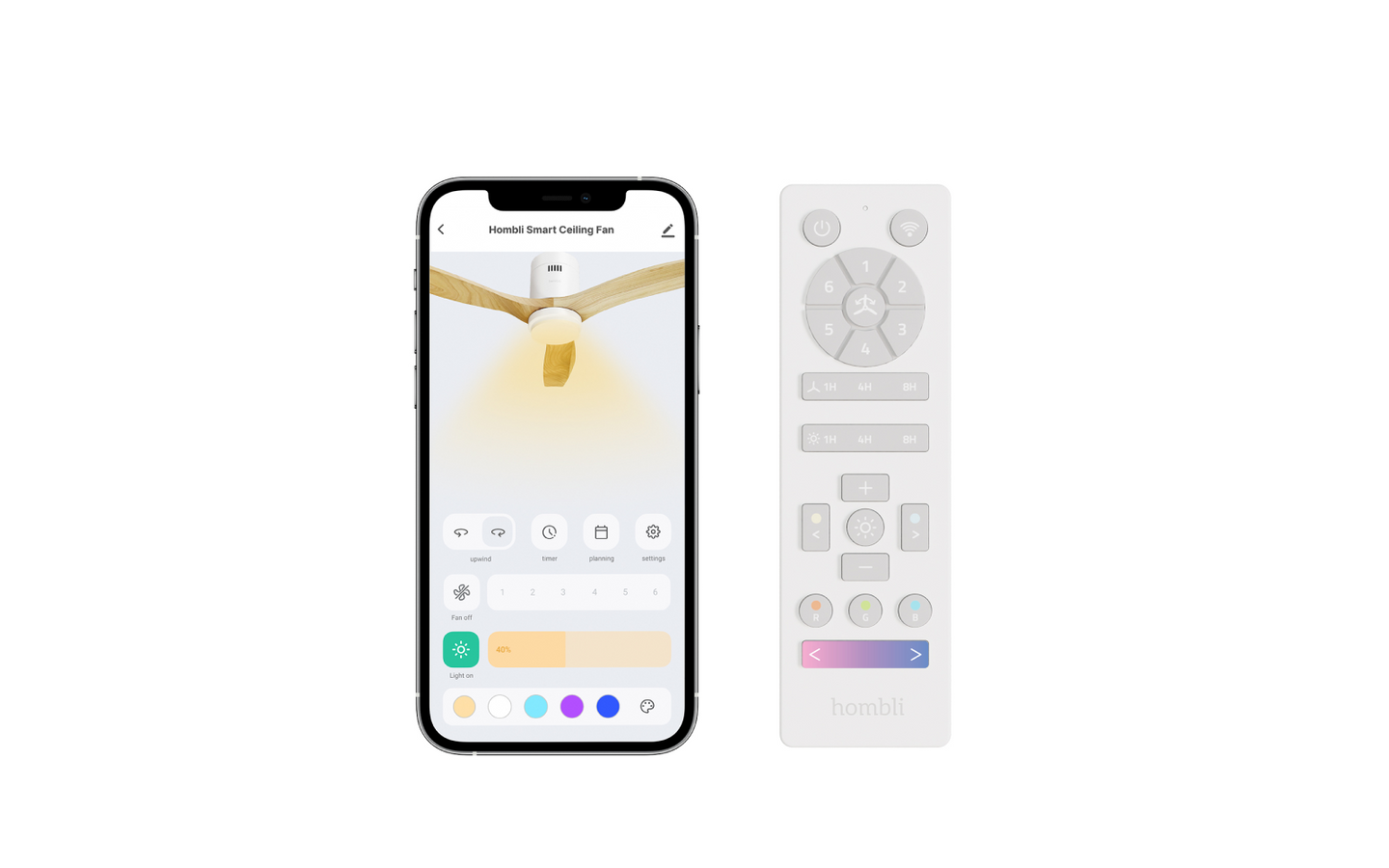 Flashdeal: Slimme plafondventilator Hombli - afbeelding 8
