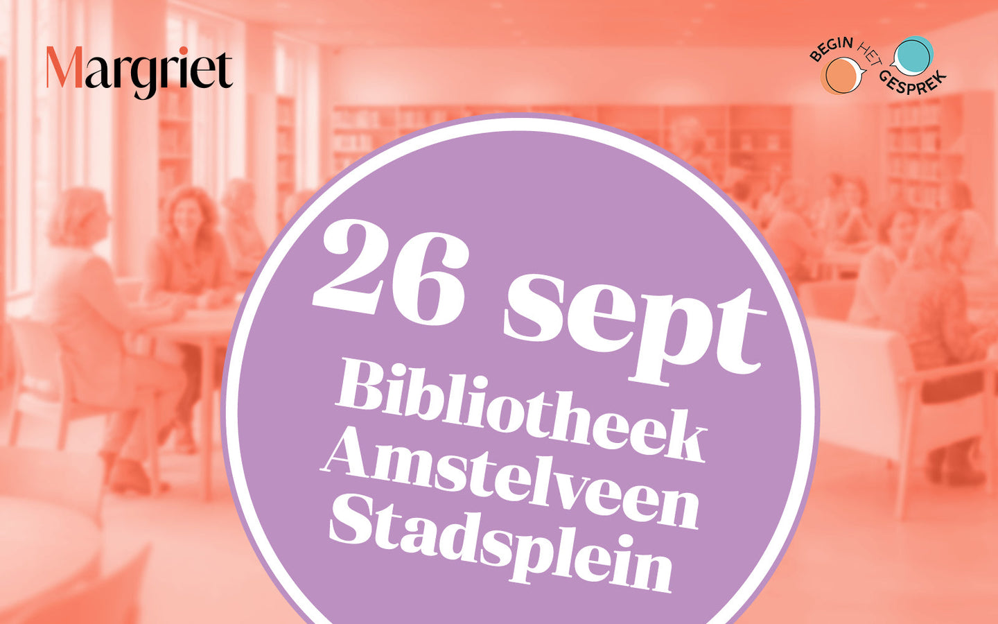 Begin het Gesprek Amstelveen - afbeelding 1
