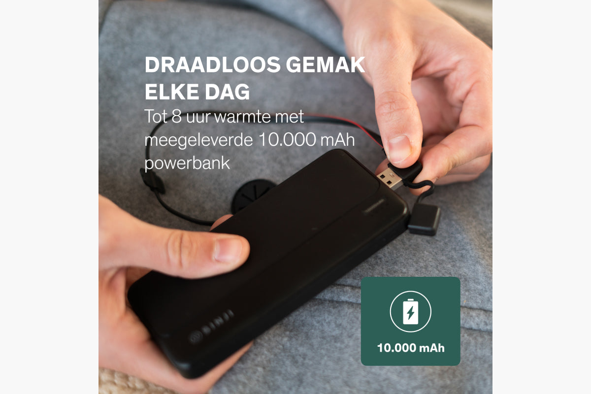 Draadloos stoelwarmtedeken - Sinji - afbeelding 3